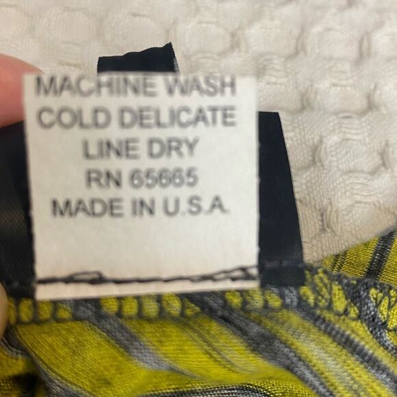 Staples Multi Green, Blue & Yellow Magnet Clasp Cardigan - Picture 4 of 14